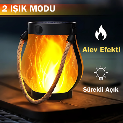 Amberia – Güneş Enerjili Alev Efektli Fener