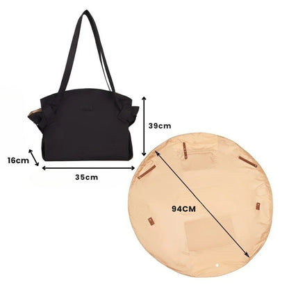LUNOVA – Dönüşebilen Tote Çanta & Yuvarlak Mat