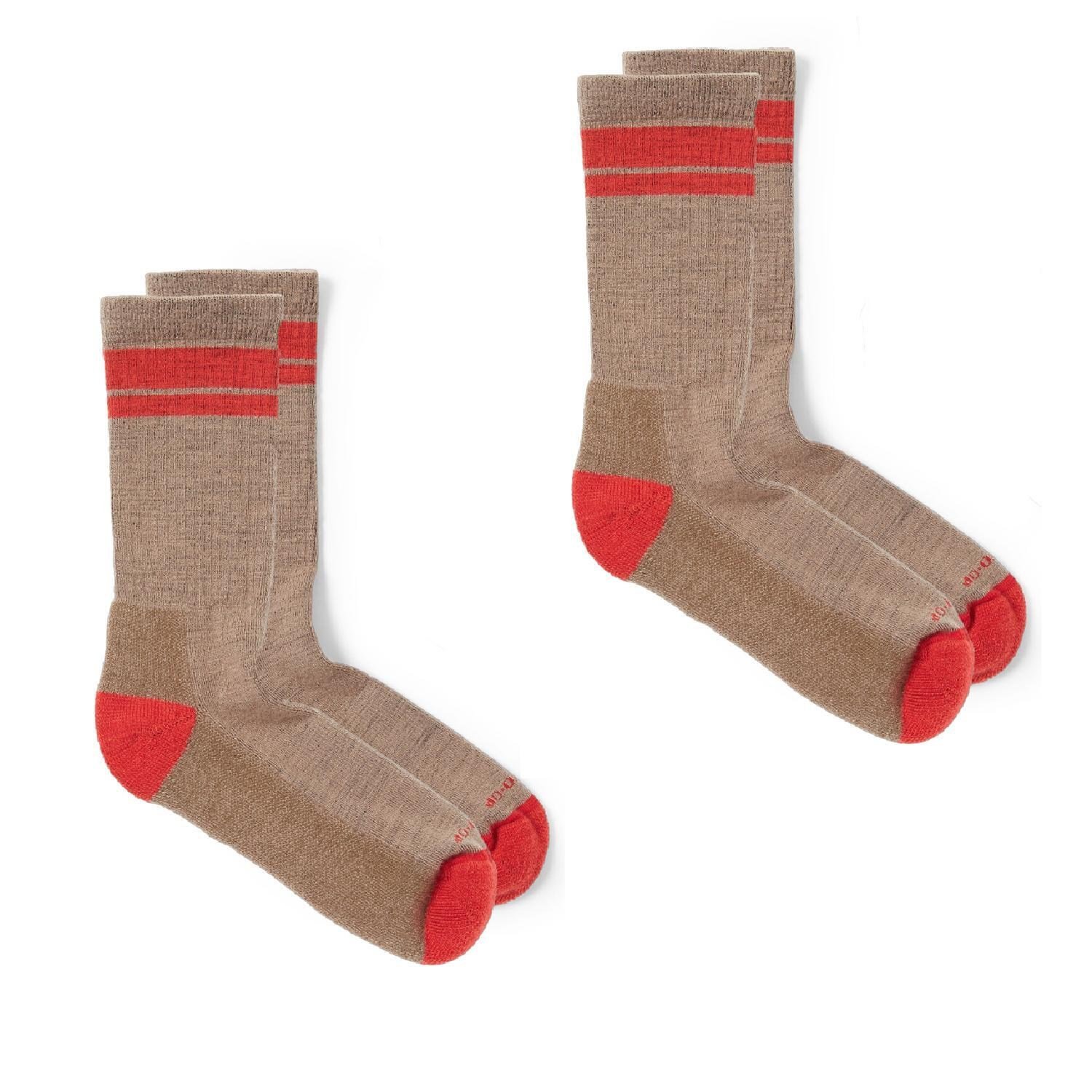 2603054c-564f-4a66-bf74-f6af4f39de08 Trailsmith Merino Wool Crew Socks - 2 Pairs - Image 1